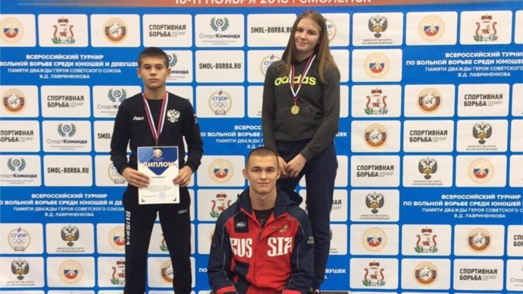 Воспитанники спортивной школы г. Чебоксары завоевали два «золота» на Всероссийских соревнованиях по спортивной борьбе в г. Смоленск