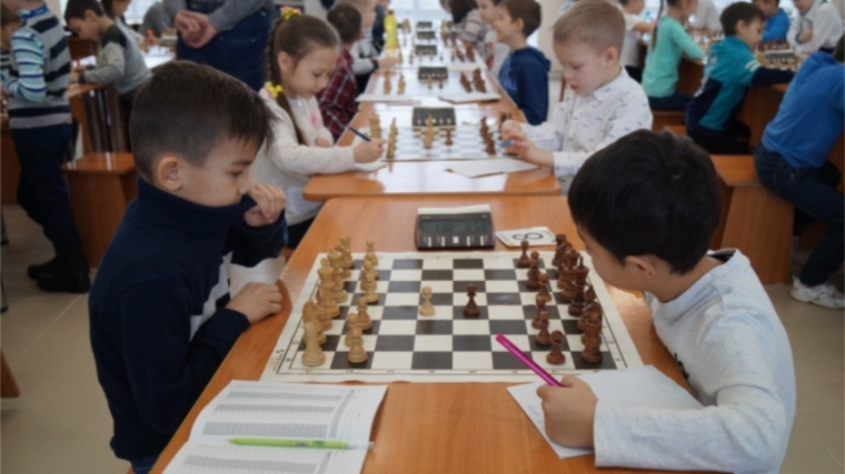 В спортшколе «Спартак» г. Чебоксары прошло первенство Чувашии по шахматам среди детей