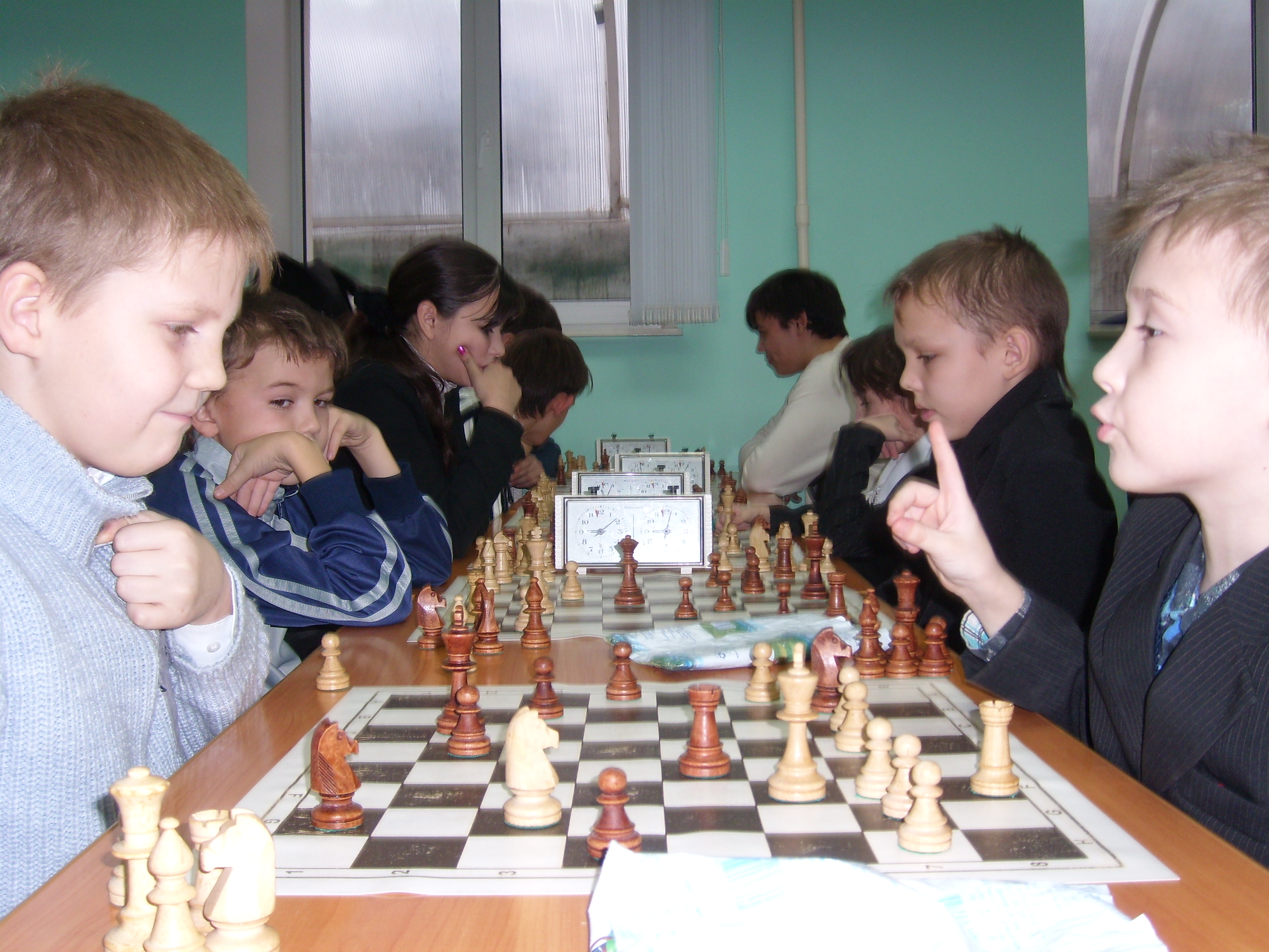 Учащиеся МОУ «Гимназия № 46» выиграли первенство Калининского района  г. Чебоксары  по  шахматам
