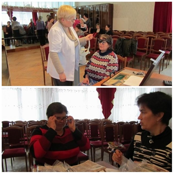Благотворительная акция по проверке зрения прошла в «РГУ ЦСОН Калининского района г.Чебоксары»