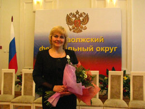 В преддверии 8 марта медсестре ГКБ №1 Ольге Швардаковой вручена медаль «За спасение погибавших» 