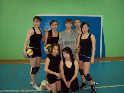 Команда девушек МОУ «СОШ № 56» выиграла финальные игры первенства Калининского района г. Чебоксары по волейболу (Ф)
